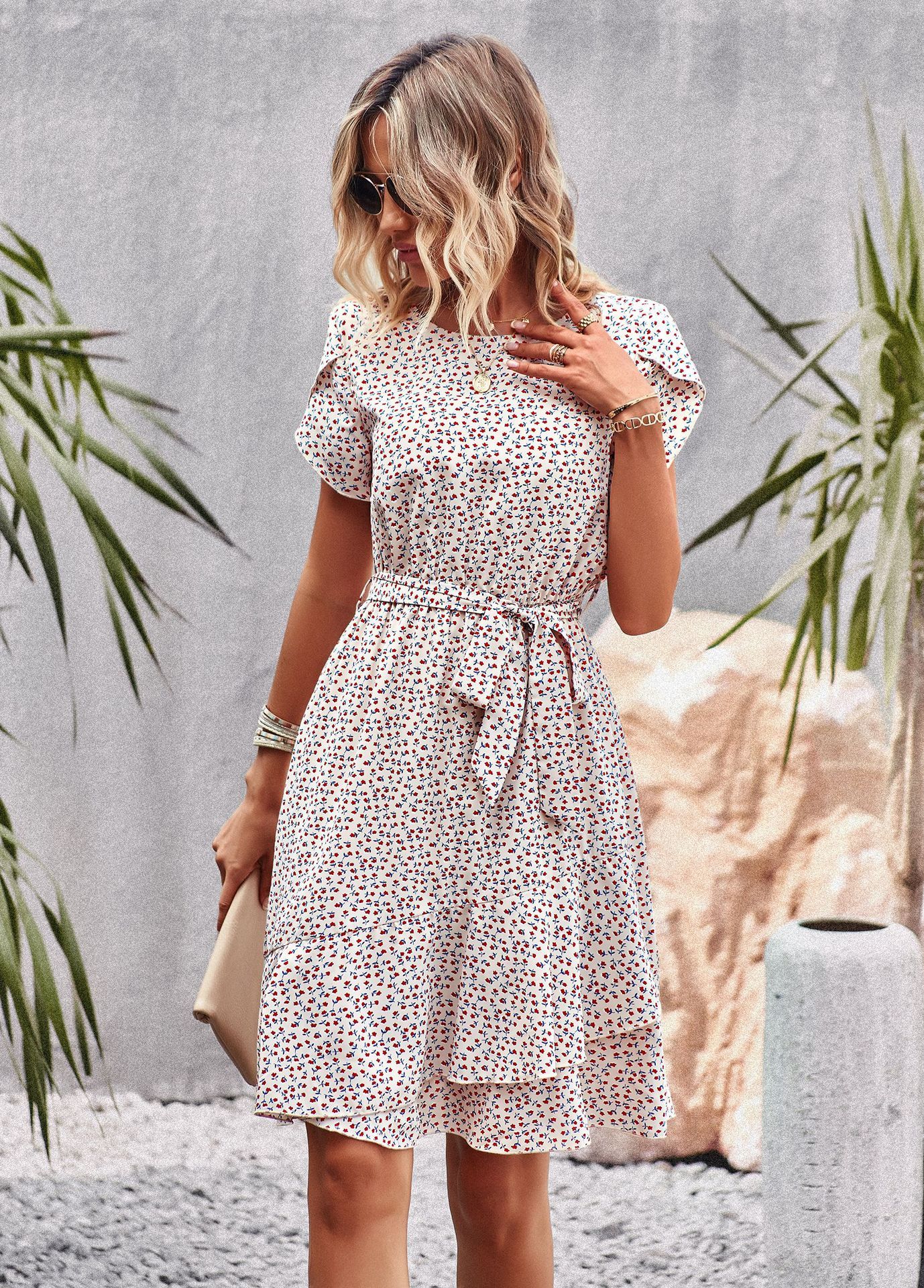 Robe fleurie confortable