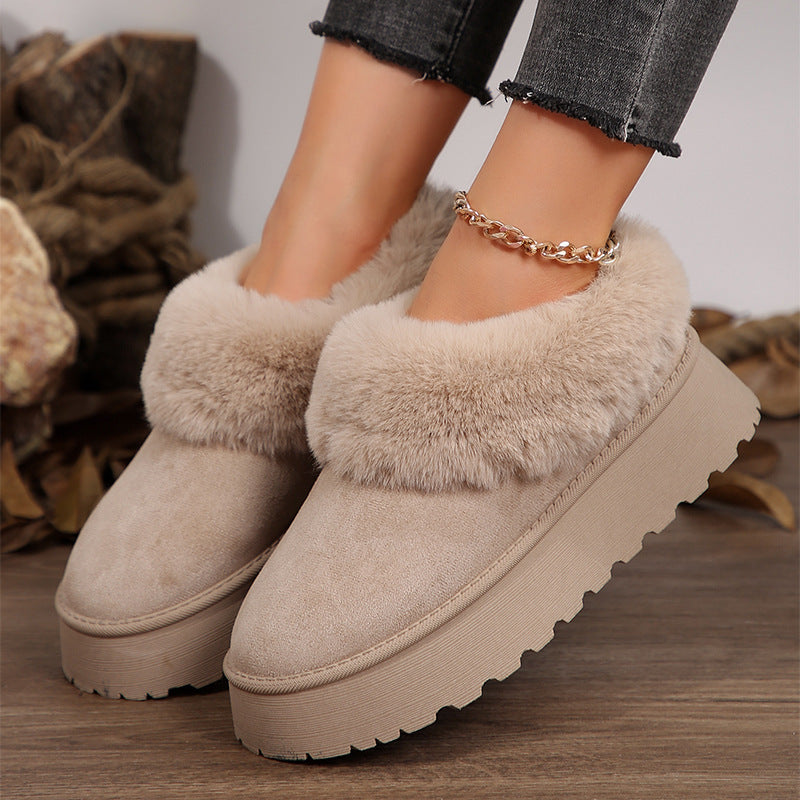 Bottes D'Hiver en Coton Femme - Intérieur & Extérieur