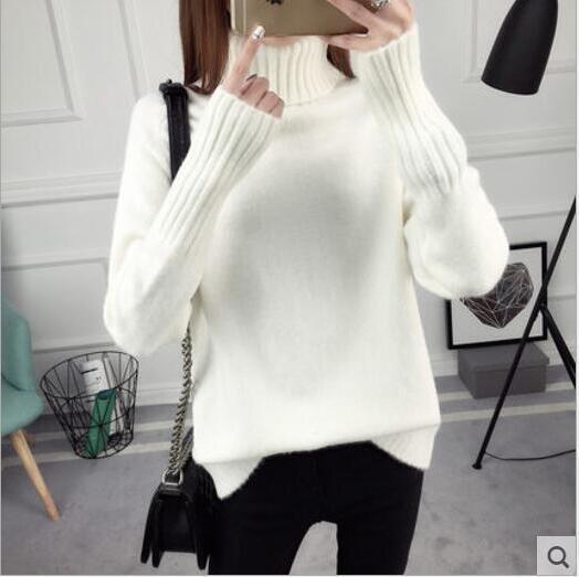 Pull Long Manches Matelassé Style Coréen Femme.