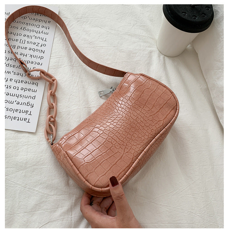 Sac Bandoulière Casual Bicolore