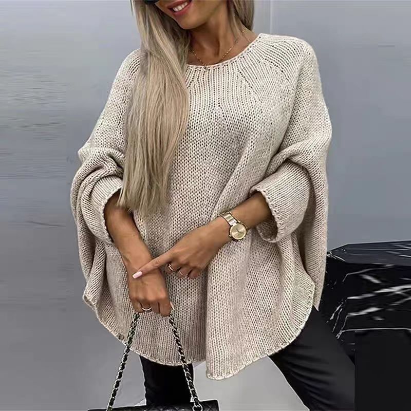 Pull Oversize Femme à Manches Chauve-Souris