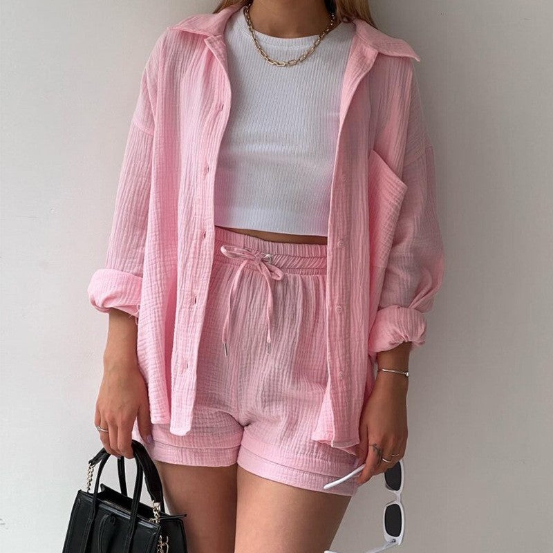 Chemise et Short Chambray