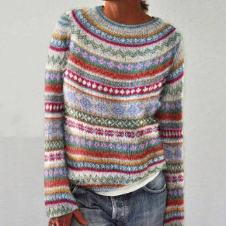Pull Fashion Femme Élégant