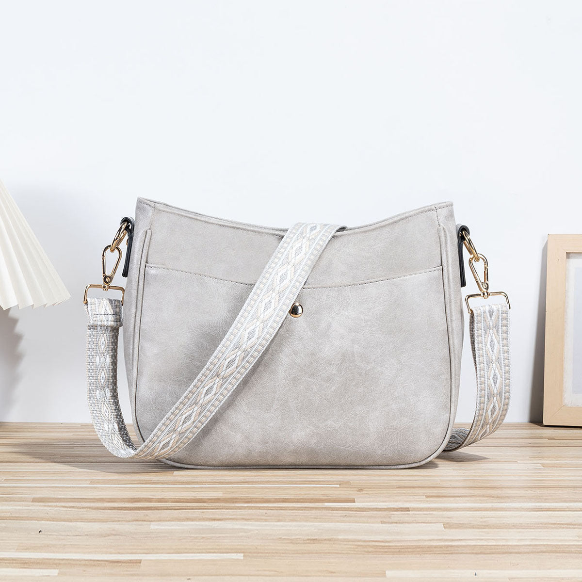 Sac à bandoulière rétro grande capacité