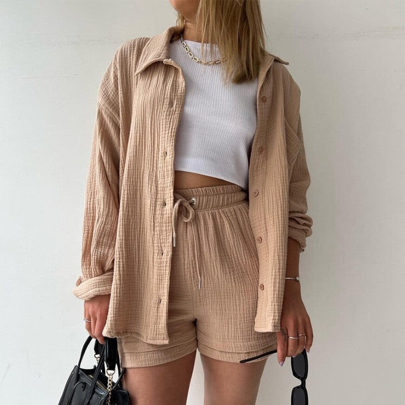 Chemise et Short Chambray