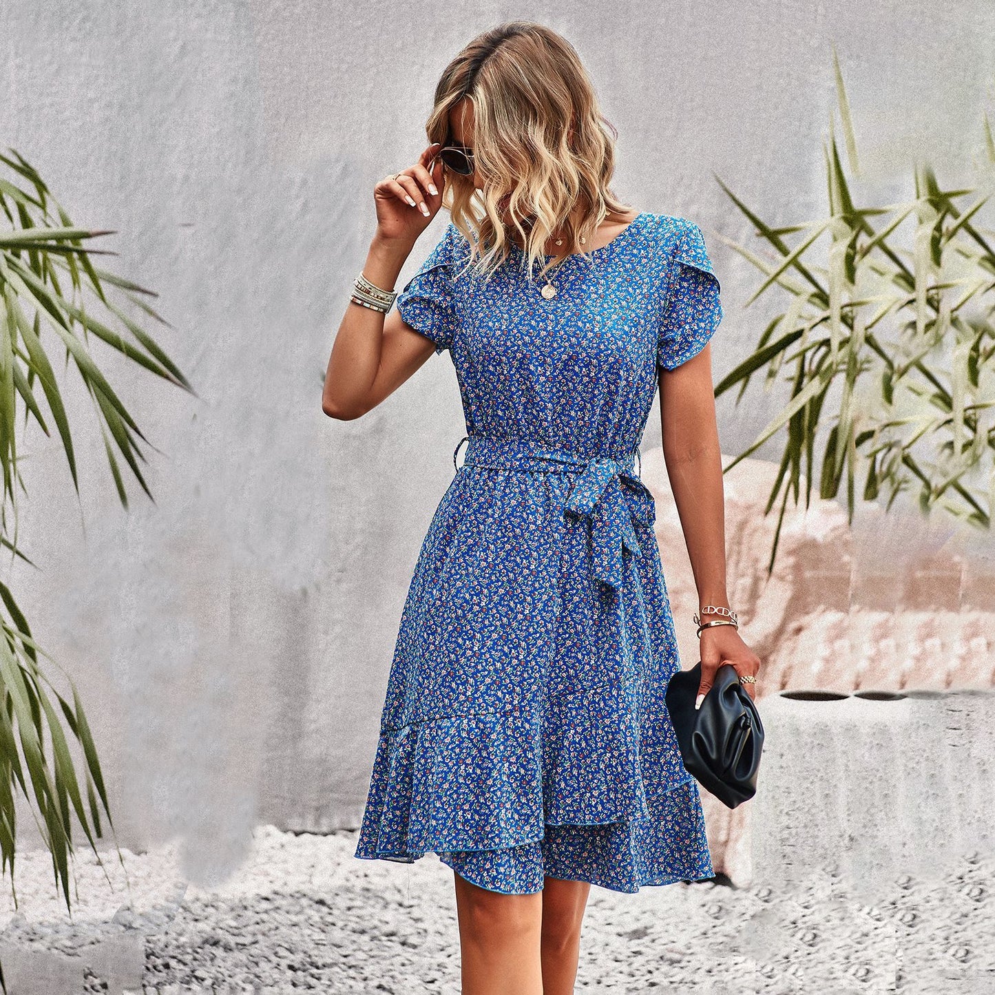 Robe fleurie confortable