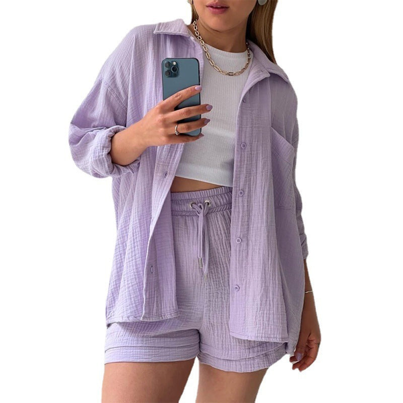 Chemise et Short Chambray