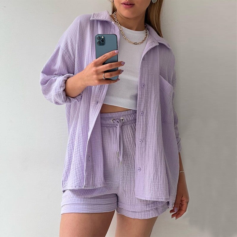 Chemise et Short Chambray