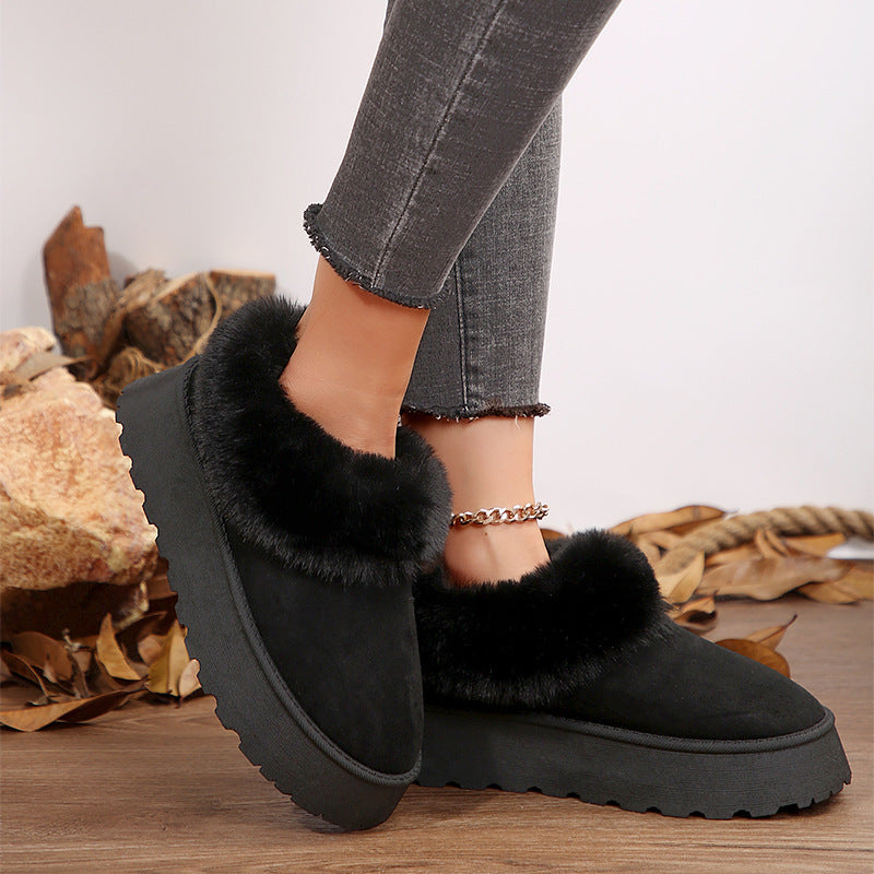 Bottes D'Hiver en Coton Femme - Intérieur & Extérieur