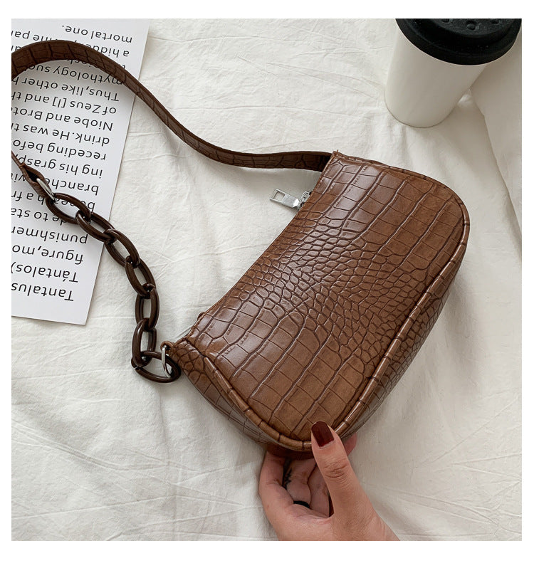 Sac Bandoulière Casual Bicolore