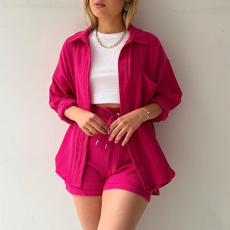 Chemise et Short Chambray