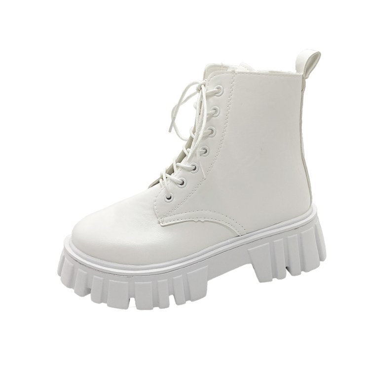 Bottes Femme à Plateforme et Zip