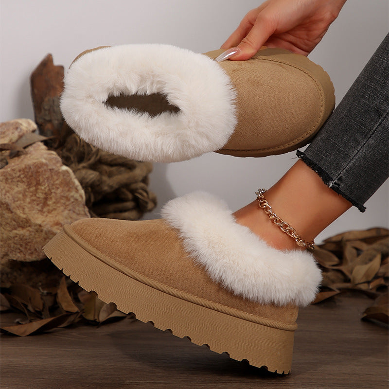 Bottes D'Hiver en Coton Femme - Intérieur & Extérieur