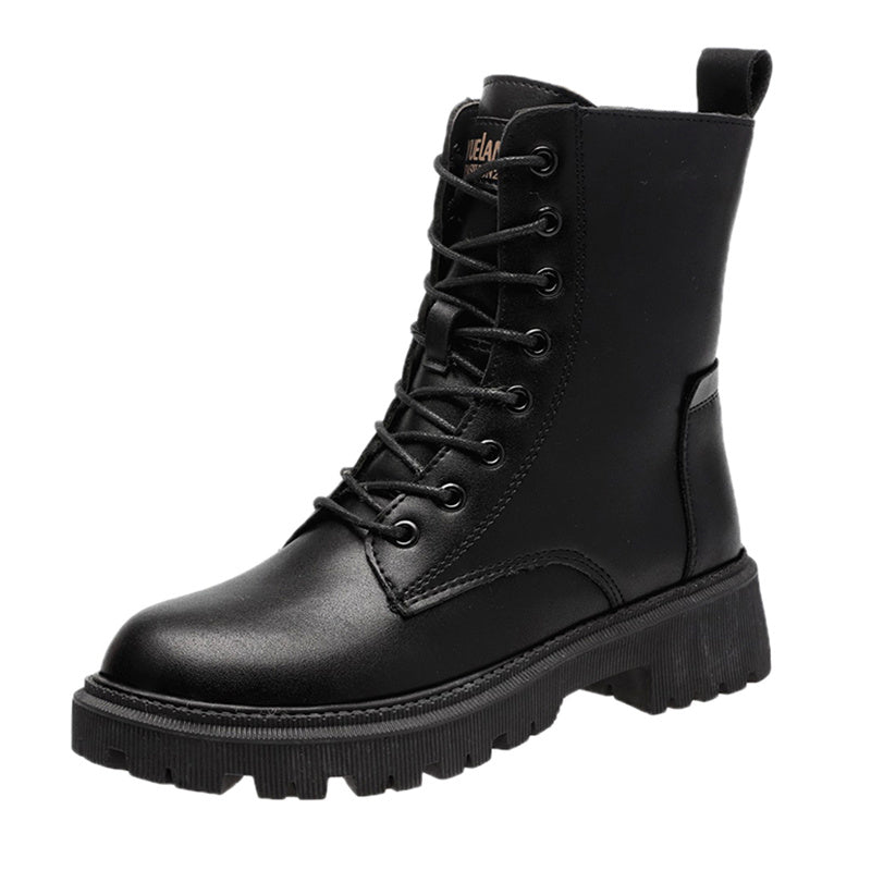 Bottes Martin d'hiver en velours épaisses avec coton
