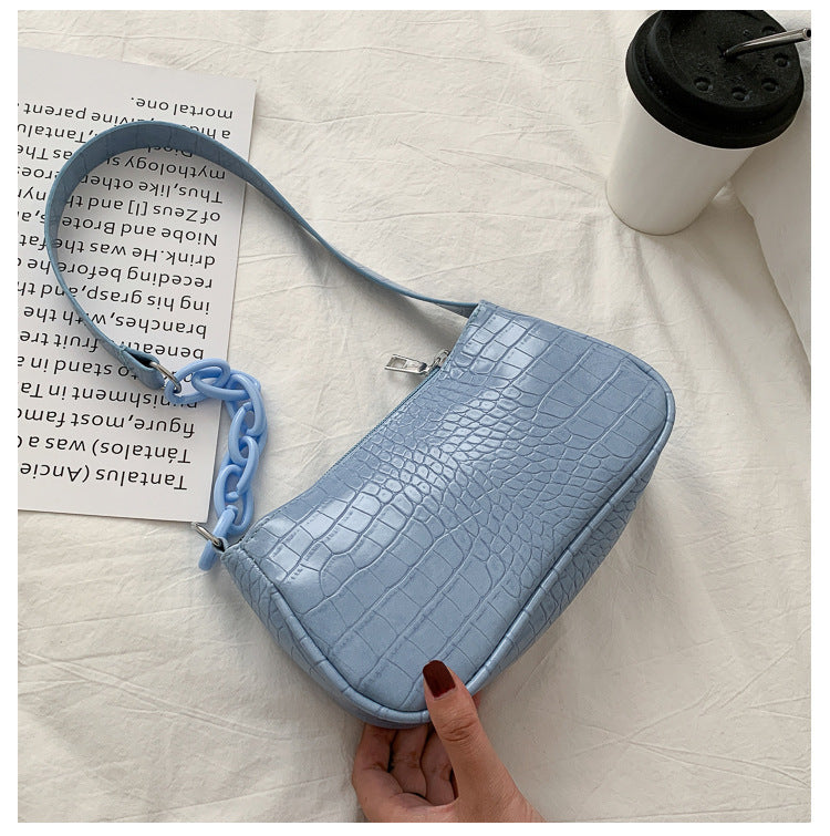 Sac Bandoulière Casual Bicolore