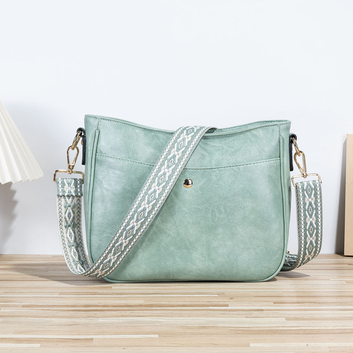 Sac à bandoulière rétro grande capacité