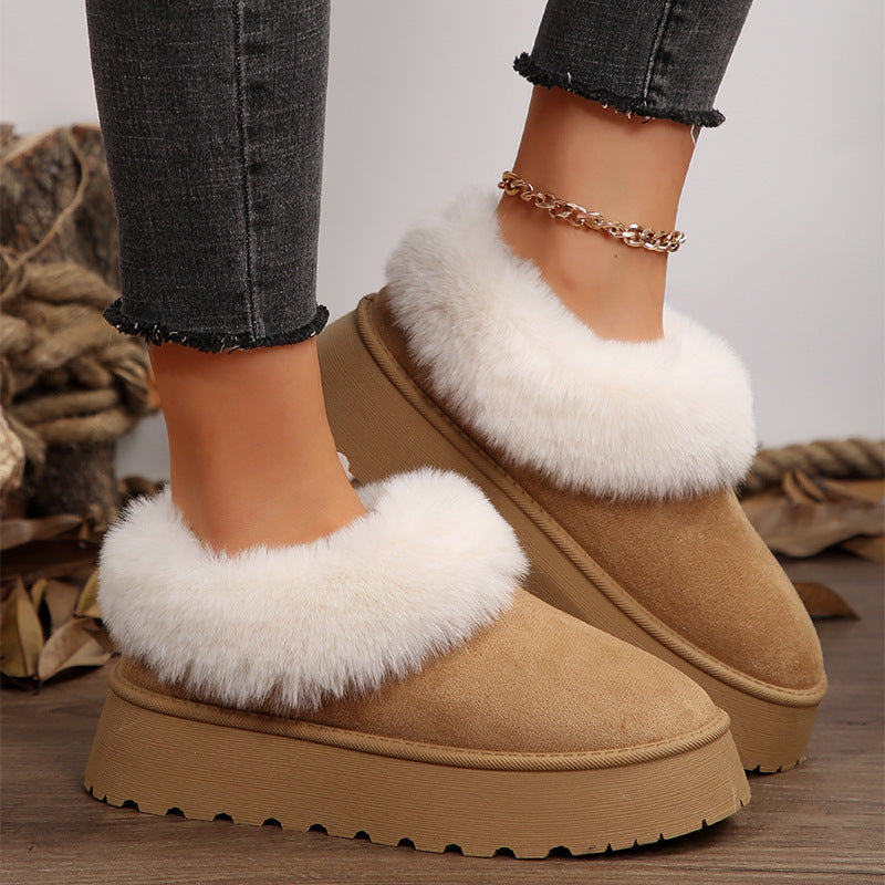 Bottes D'Hiver en Coton Femme - Intérieur & Extérieur