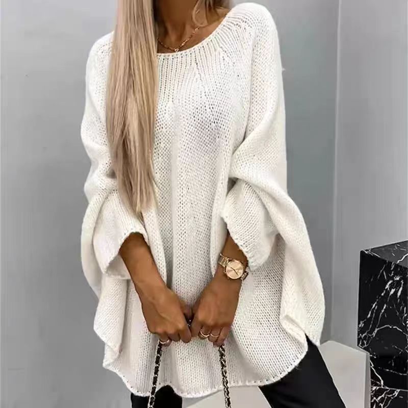 Pull Oversize Femme à Manches Chauve-Souris