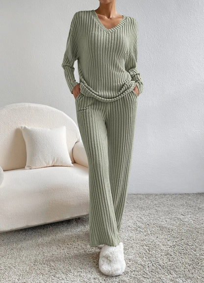 Ensemble pull en laine