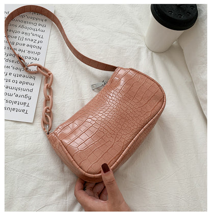 Sac Bandoulière Casual Bicolore