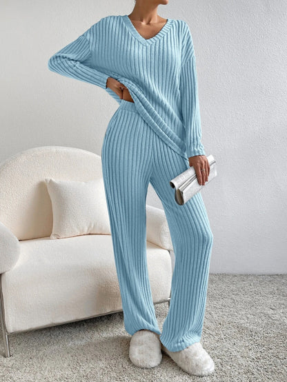 Ensemble pull en laine