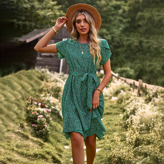 Robe fleurie confortable