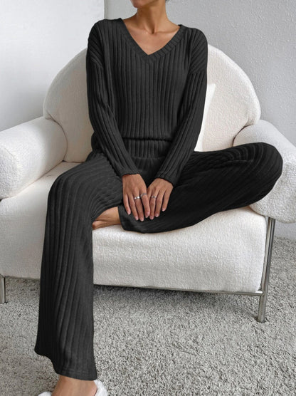 Ensemble pull en laine