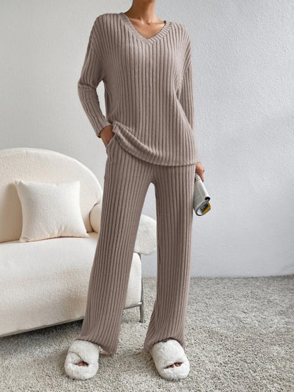 Ensemble pull en laine