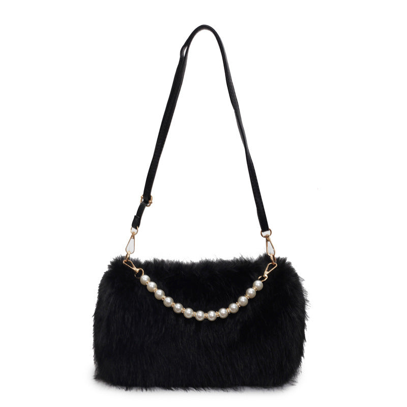 Sac Bandoulière Peluche Femme