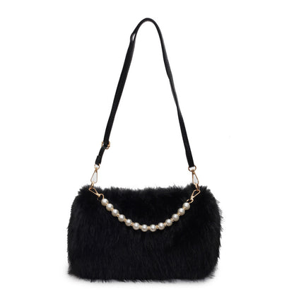 Sac Bandoulière Peluche Femme