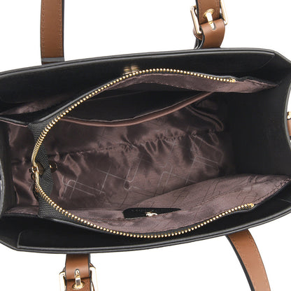 Sac de voyage élégant en cuir de vachette ciré à l'huile pour femme